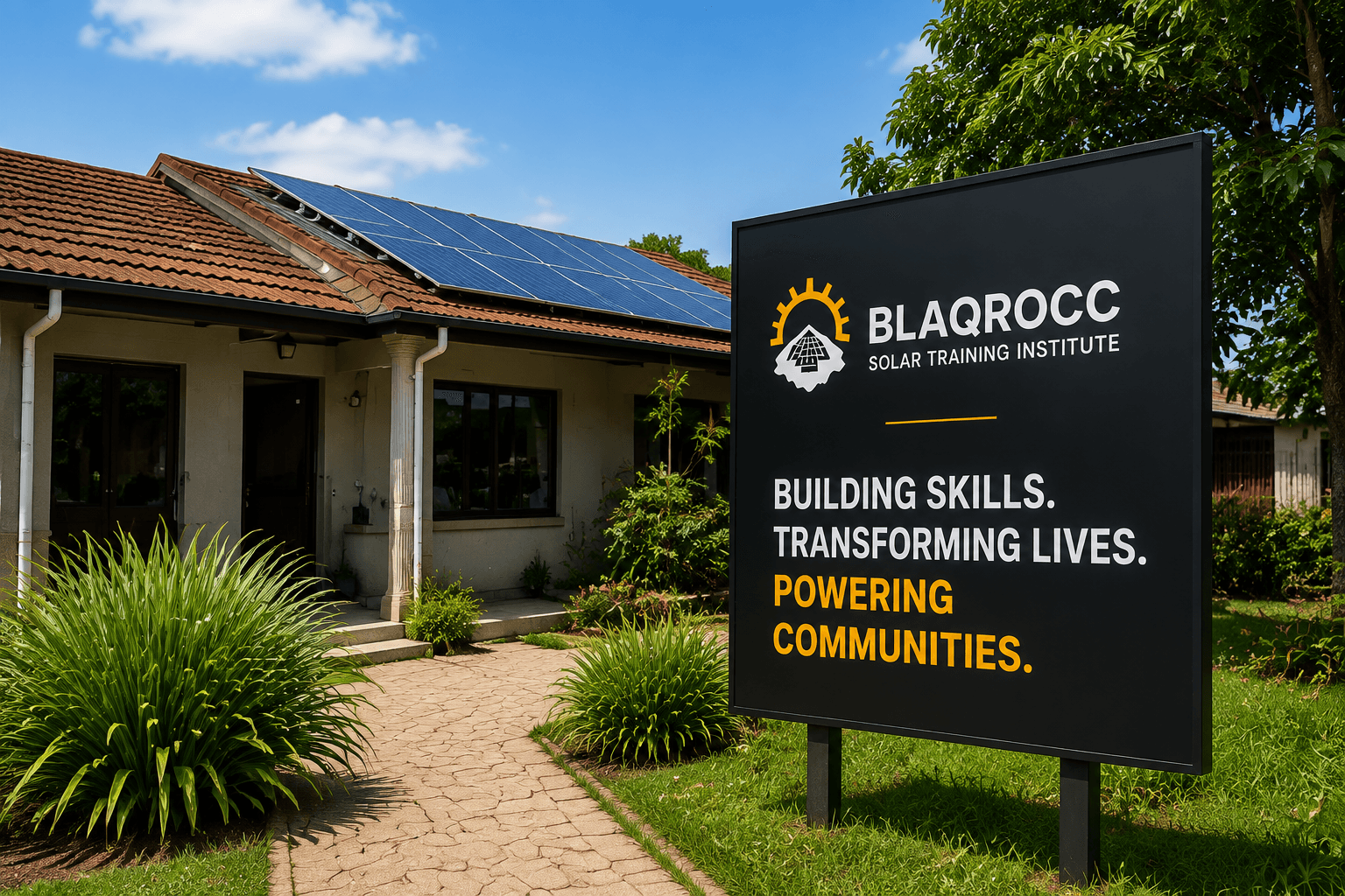 BlaqRocc Solar Training Institute facility